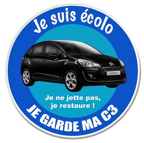 Sticker suis ecolo - sticker, je
