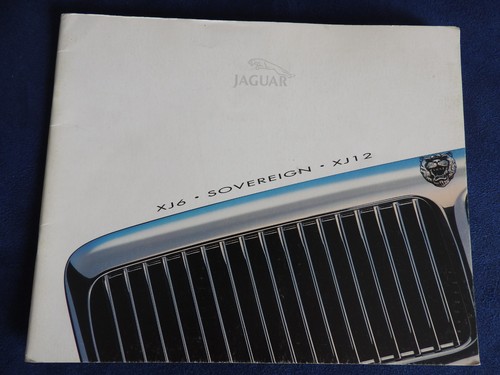 Catalogue jaguar xj6 sovereign - catalogue,