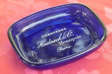 Cendrier Heidsieck & Co champagne Reims France Opalex vins vide-poches 