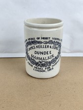 Ancien Pot De Confiture Marmelade Publicitaire Dundee