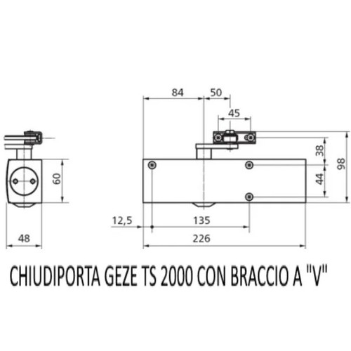 Geze 2000nv nero chiusure - geze,