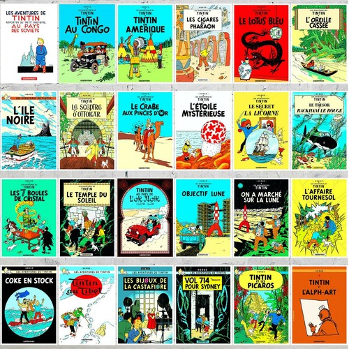 Assorted herge tintin - herge,