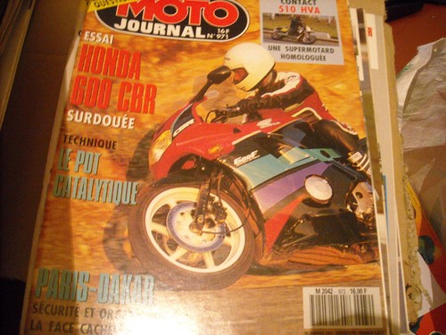 Moto journal 971 honda 600 - no,