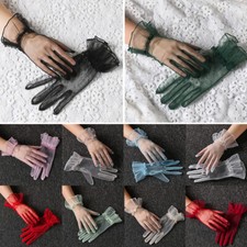 Gants Courts En Dentelle