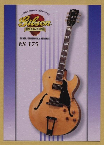 175 gibson guitar card - es,