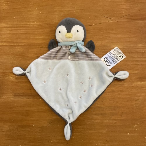 Doudou plat mouchoir pingouin - doudou,