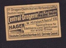 Ancienne     étiquette   Allumettes  Allemagne  BN1674020 Droguerie