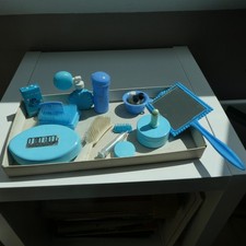 Lot jouets dinette bleus