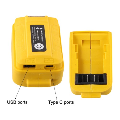 Adaptateur batterie avec lampe - avec,