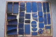X33/ LOT MECCANO VINTAGE BLEU