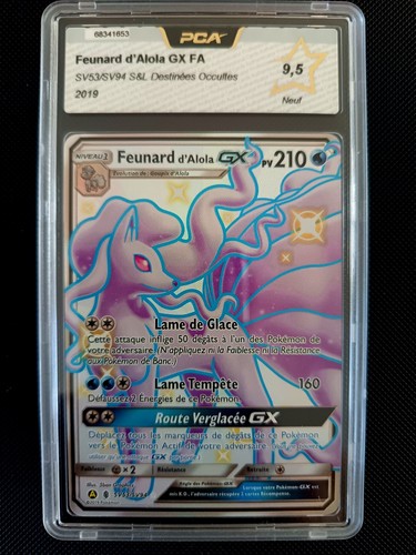 Carte pokémon feunard - pokémon, d'alola