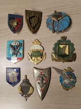 Lot insignes avec des manques ou cassés - OPEX - TAP - PMP - ONU - RCP - RPIMa