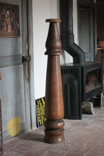 Sellette bois tourné - , vintage