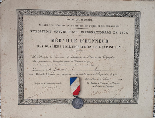 Médaille des ouvriers - , de