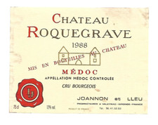 Etiquette de vin - Médoc -