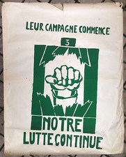 Mai 1968 Affiche originale