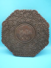 ancien plateau/ dessous de plat / table à thé / indien Bois / ref 2/13
