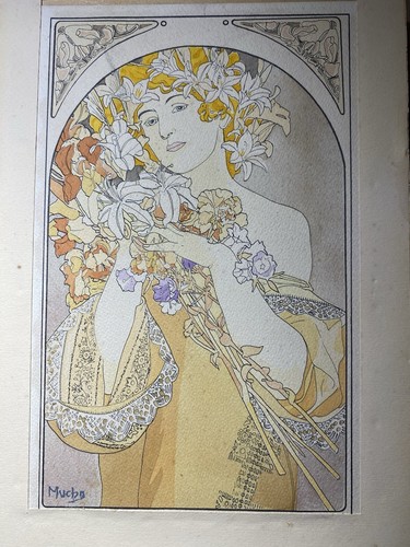 Gravure alphonse mucha - gravure,