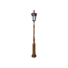 Lampadaire De Jardin  En Fonte , 1 Lanterne 