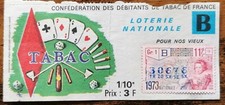 Billet de loterie nationale