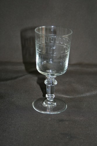 Verre table ancien en - verre,