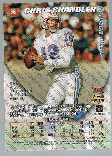 1996 stadium club - , only