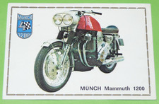 #140 MÜNCH MAMMUT 1200 ALLEMAGNE PANINI SUPER MOTO 1975