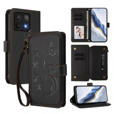 Étui en cuir noir Xiaomi 14T