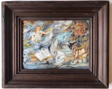 Tableau Peinture sur soie