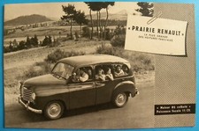 brochure RENAULT PRAIRIE la plus grande des voitures familiales