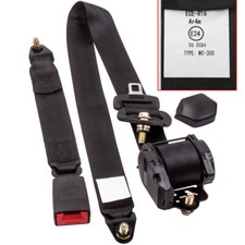 Universal Retractable 3 Point Fixed Car Safety Seat Belt Cinturón de seguridad