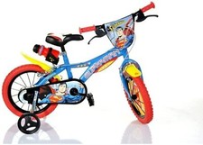 Vélo SUPERMAN 16 '' pouces avec de nouveaux graphismes pour enfants Dino Bikes61