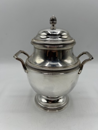 Beau sucrier argent massif - beau, en