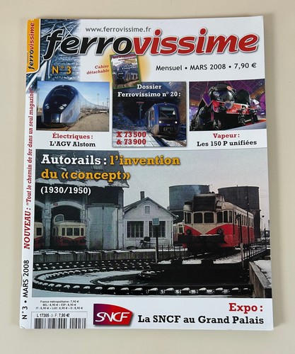 Magazine revue ferrovissime - revue,