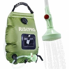 Sac Douche Solaire Accessoires 20L Camping Indicateur Température Randonnée Trek