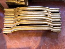 5 Cantonnières à rideau en bois doré du XIXe 140x20x10