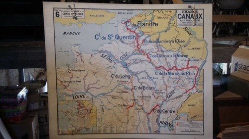 Ancienne carte scolaire france - ancienne,