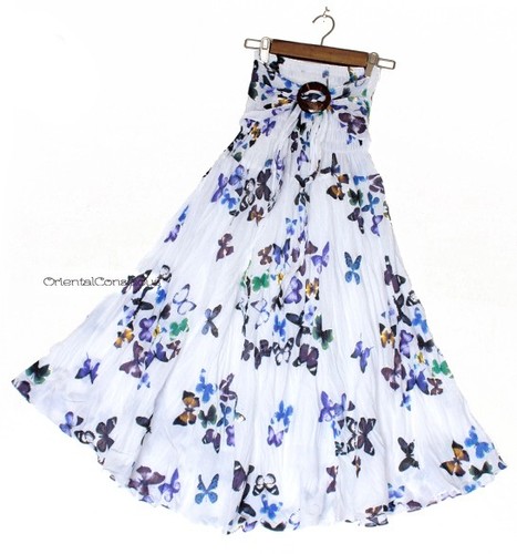 Robe jupe évasée - , motif