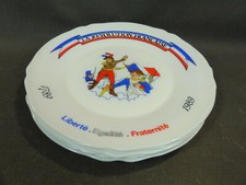 Lot de 5 assiettes de table