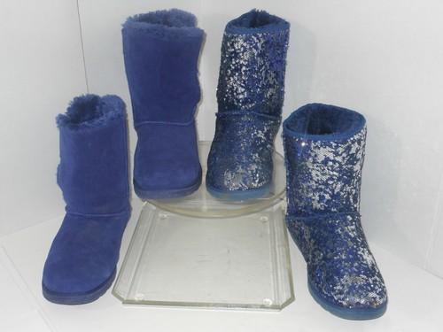 Blue short suede - short,