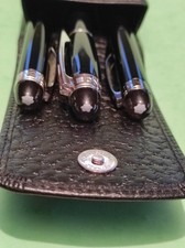 3. Stylos  Montblanc Bille Surligneur Porte Mine modèle Starwalker Avec Étui TBE