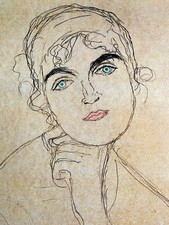 Gustav Klimt Lithographie