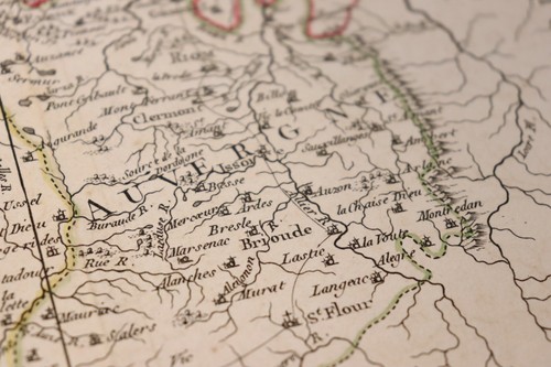 1763 map carte géoatlas - carte,
