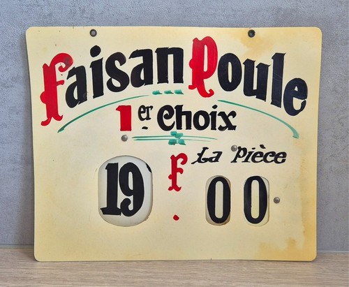 Rare étiquette boucherie - rare, de