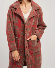 Manteau en maille jacquard R. Derhy T XL