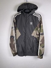 Adidas Veste Coupe-Vent Camouflage Noir Taille XS Homme Men Light Jacket