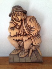 Ancien Tableau personnage en