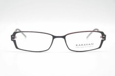 Karavan Kreo1 52[]17 145 Noir Rouge Ovale Lunettes Monture Neu