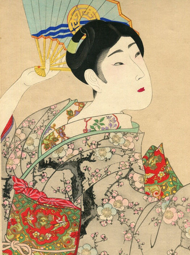 Femme geisha portait - femme,