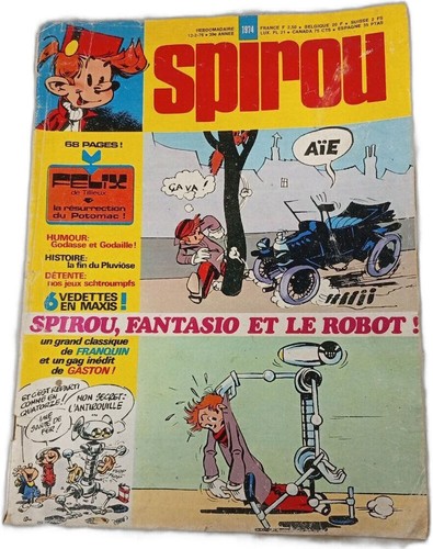 Spirou fantasio robot - fantasio,